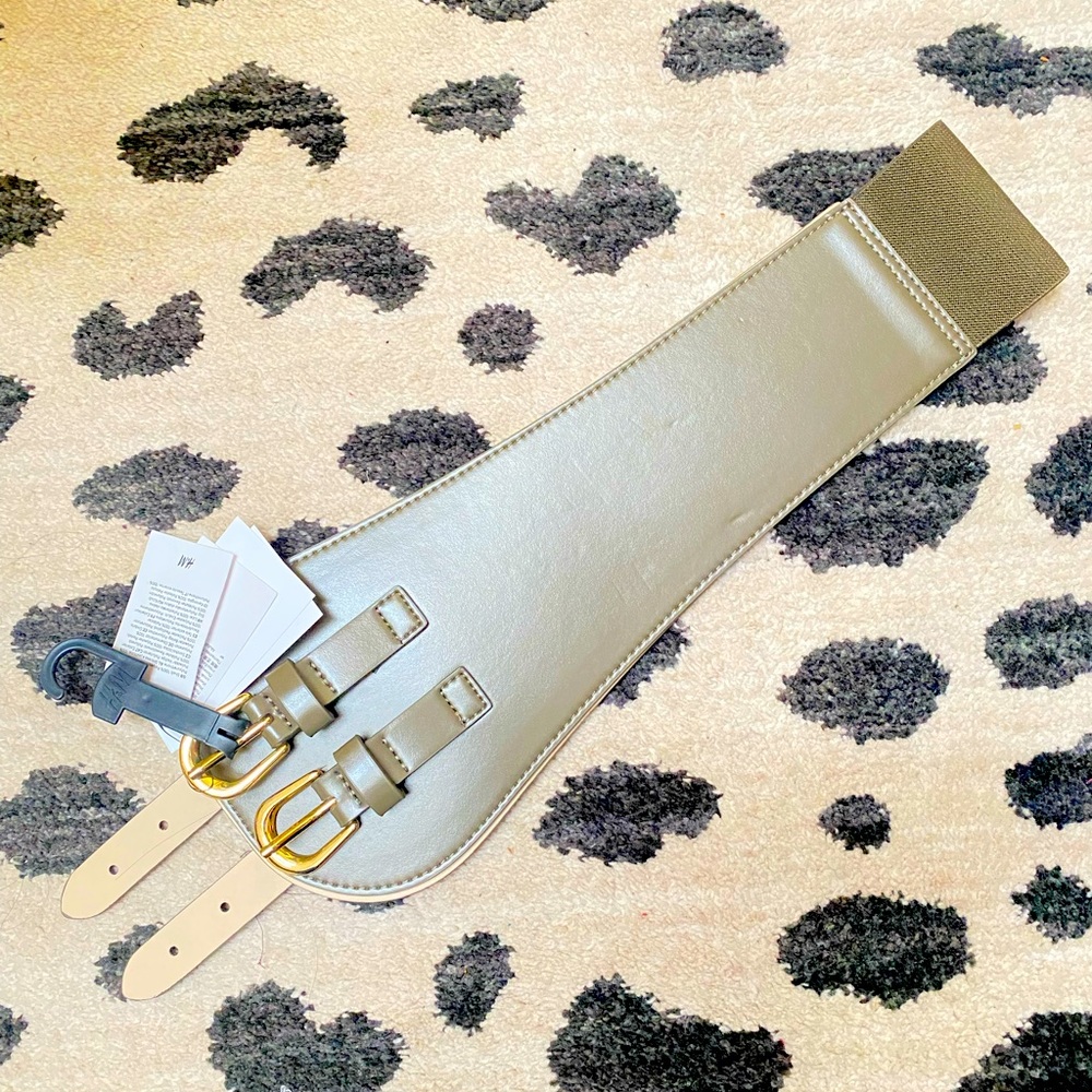 H&M wide waist belt NWT